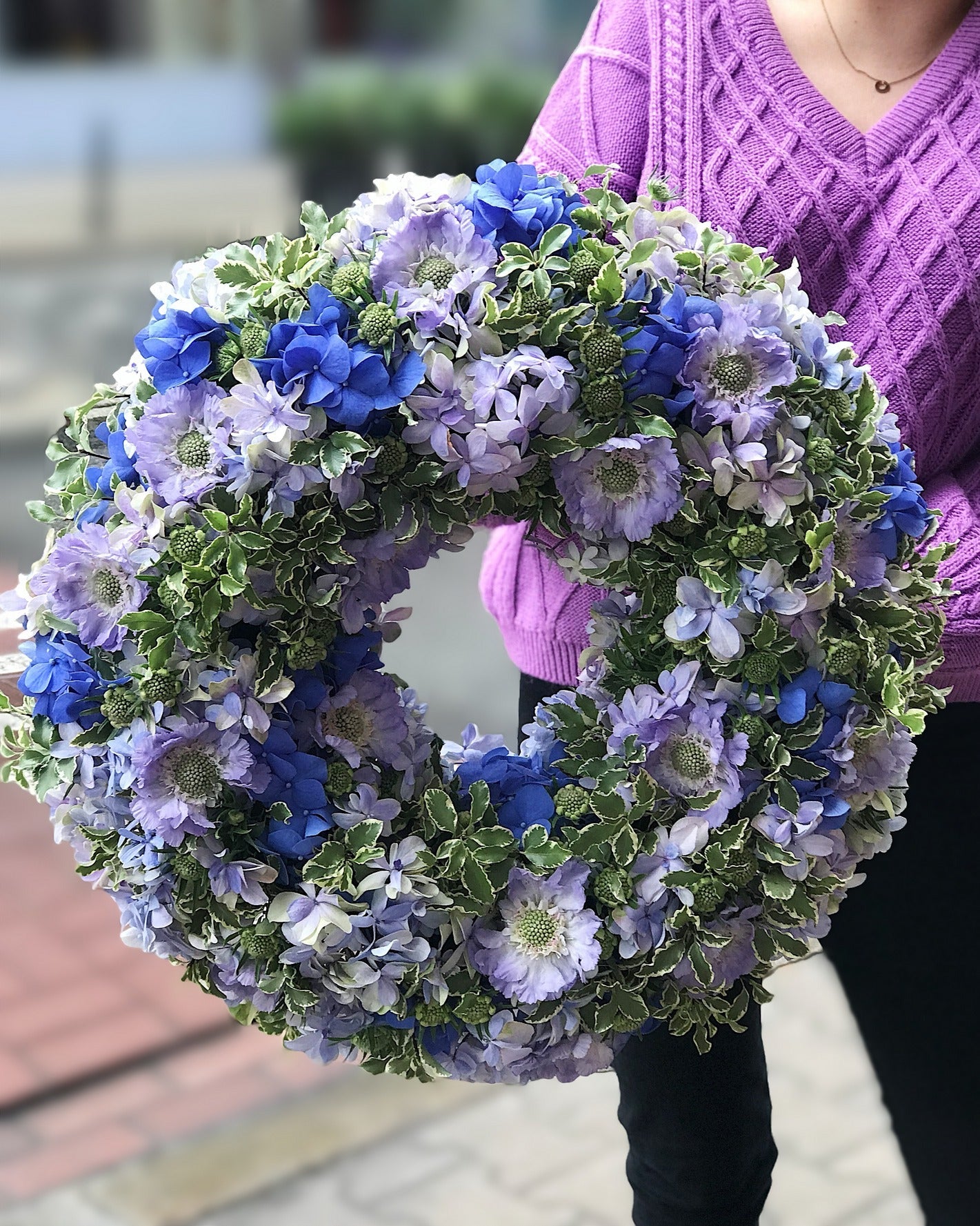 Blue Calcite Mist - Bukieciarnia Mokotowska 41